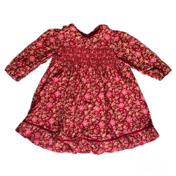 Agabang Corduroy Dress Peter Pan Collar - Picture 1 of 7